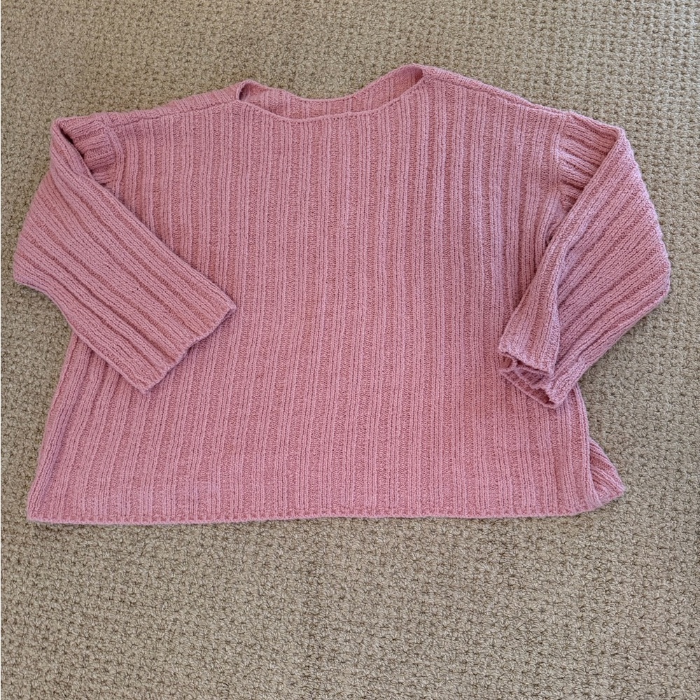 ASOS Pink Ribbed Women's Sweater